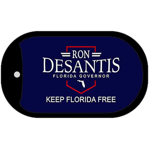 Ron Desantis Blue Wholesale Novelty Metal Dog Tag Necklace DT-14193