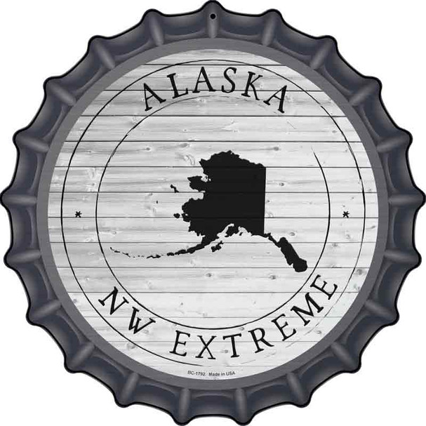 Alaska NW Extreme Wholesale Novelty Metal Bottle Cap Sign BC-1792