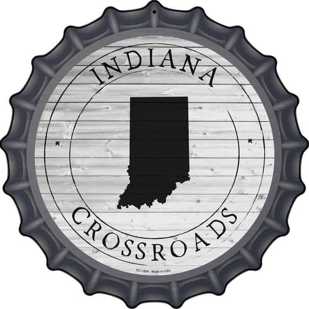 Indiana Crossroads Wholesale Novelty Metal Bottle Cap Sign BC-1804