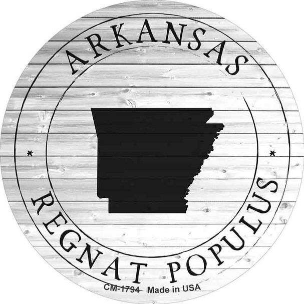 Arkansas Regnat Populus Wholesale Novelty Circle Coaster Set of 4 CC-1794