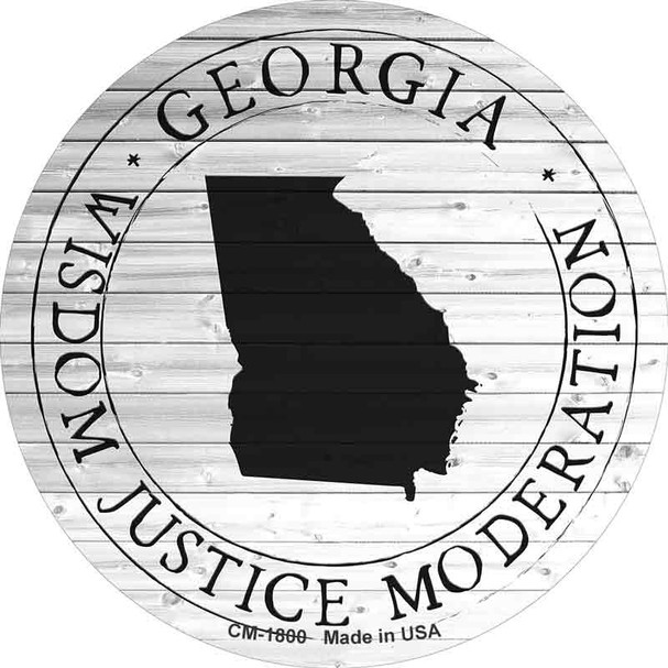Georgia Wisdom Justice Moderation Wholesale Novelty Circle Coaster Set of 4 CC-1800