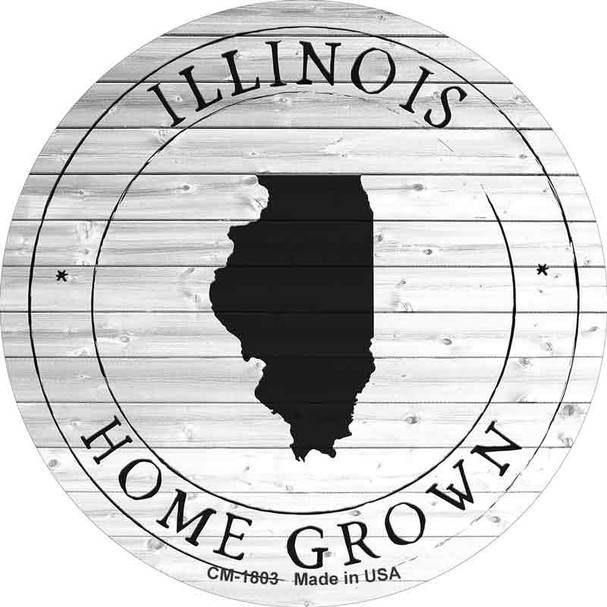 Illinois Home Grown Wholesale Novelty Circle Coaster Set of 4 CC-1803