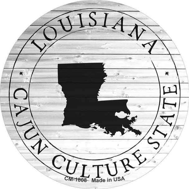 Louisiana Cajun Culture State Wholesale Novelty Circle Coaster Set of 4 CC-1808