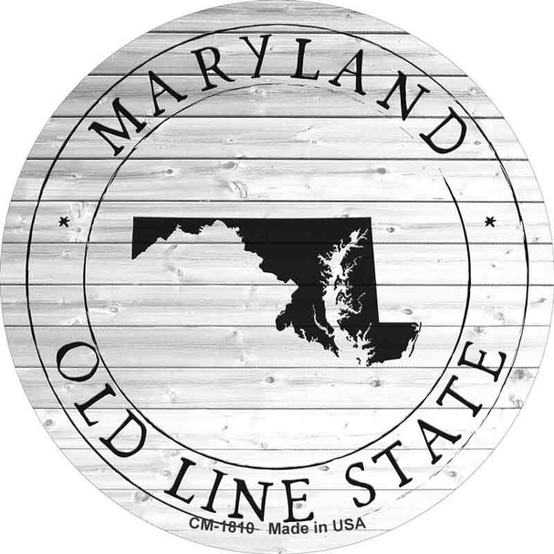 Maryland Old Line State Wholesale Novelty Circle Coaster Set of 4 CC-1810