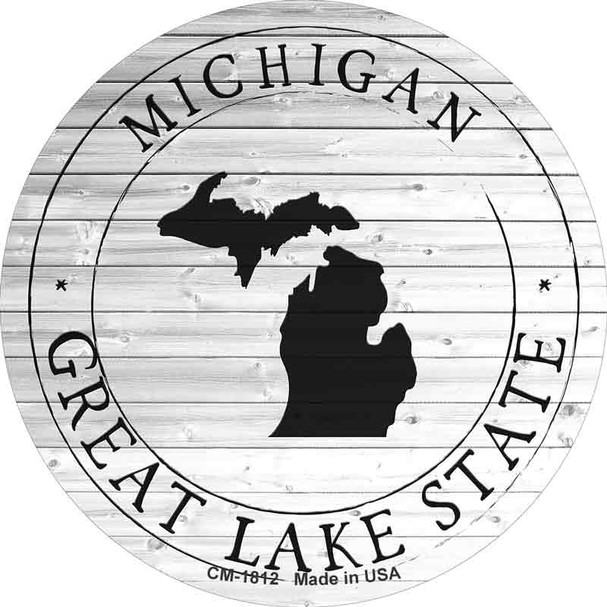 Michigan Great Lake State Wholesale Novelty Circle Coaster Set of 4 CC-1812