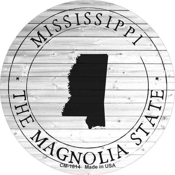 Mississippi Magnolia State Wholesale Novelty Circle Coaster Set of 4 CC-1814