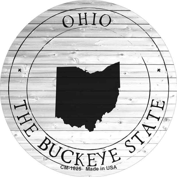 Ohio Buckeye State Wholesale Novelty Circle Coaster Set of 4 CC-1825