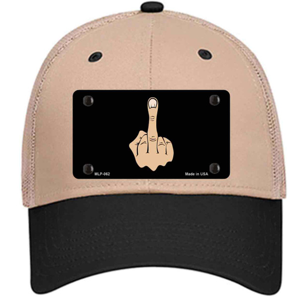 Middle Finger Wholesale Novelty License Plate Hat