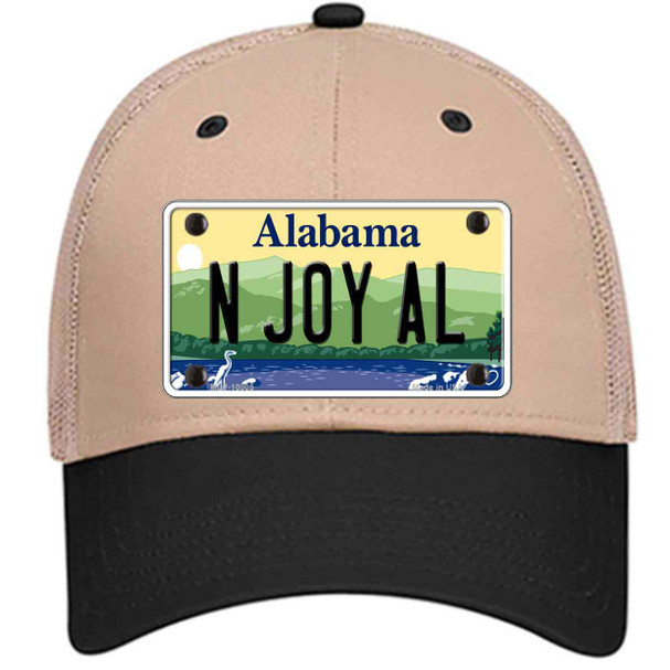 N Joy AL Alabama Wholesale Novelty License Plate Hat