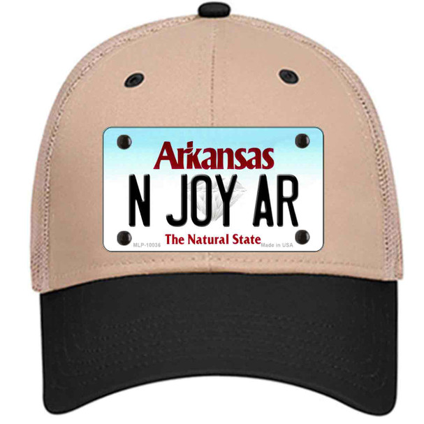 N Joy AR Arkansas Wholesale Novelty License Plate Hat