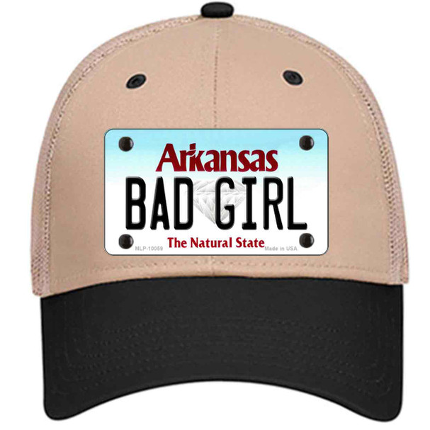 Bad Girl Arkansas Wholesale Novelty License Plate Hat