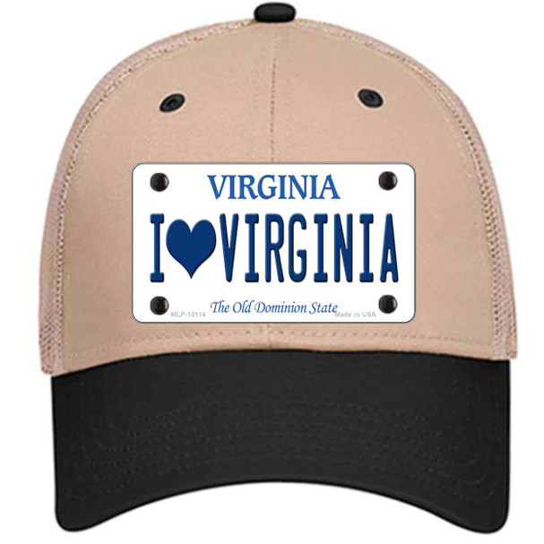 I Love Virginia Wholesale Novelty License Plate Hat