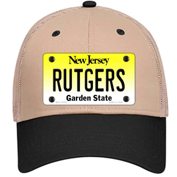 Rutgers New Jersey Wholesale Novelty License Plate Hat