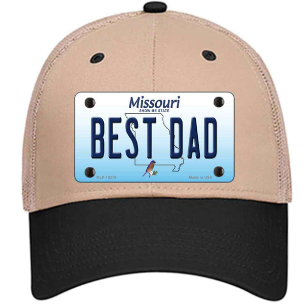 Best Dad Missouri Wholesale Novelty License Plate Hat