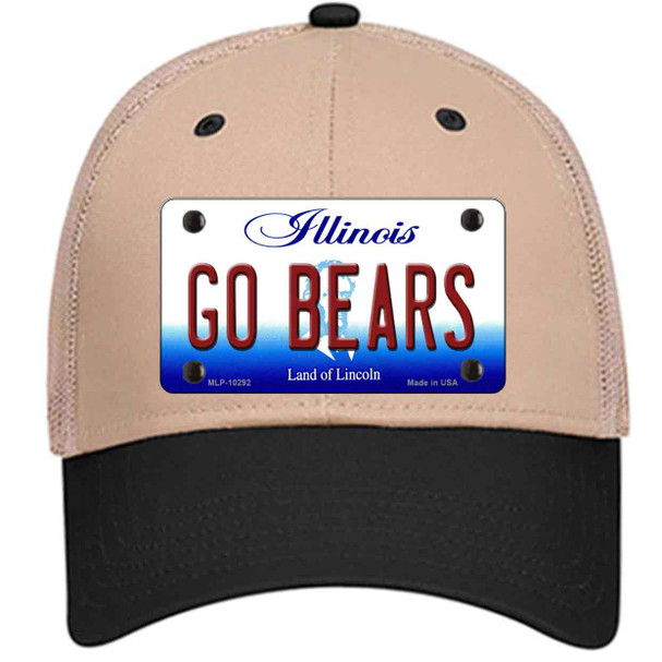 Go Bears Illinois Wholesale Novelty License Plate Hat