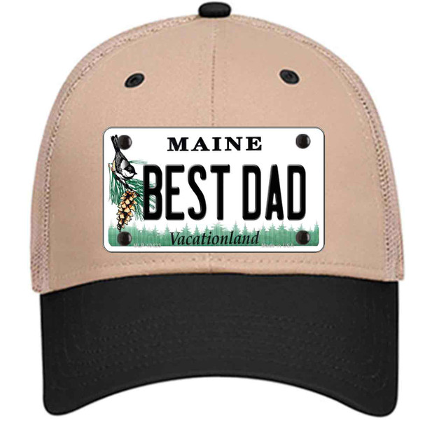 Best Dad Maine Wholesale Novelty License Plate Hat