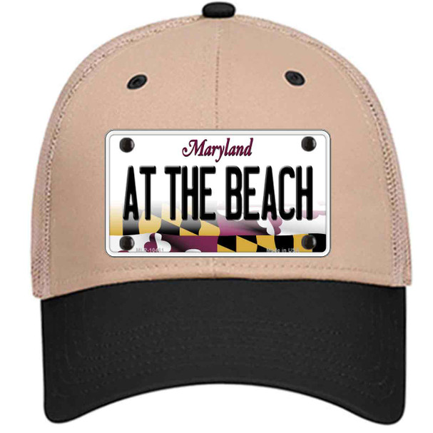 At The Beach Maryland Wholesale Novelty License Plate Hat