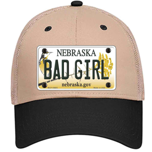 Bad Girl Nebraska Wholesale Novelty License Plate Hat