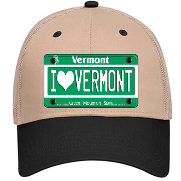 I Love Vermont Wholesale Novelty License Plate Hat