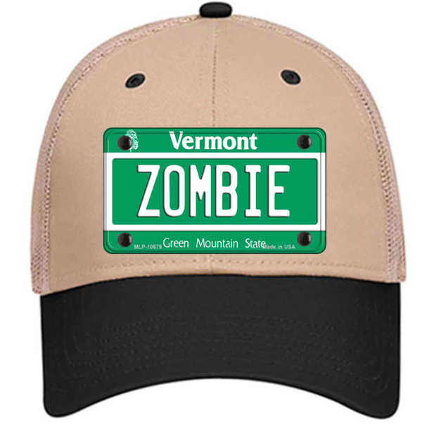 Zombie Vermont Wholesale Novelty License Plate Hat