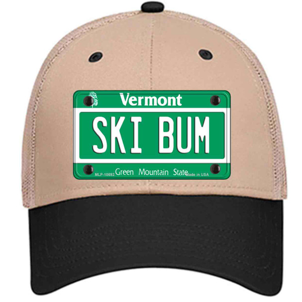 Ski Bum Vermont Wholesale Novelty License Plate Hat