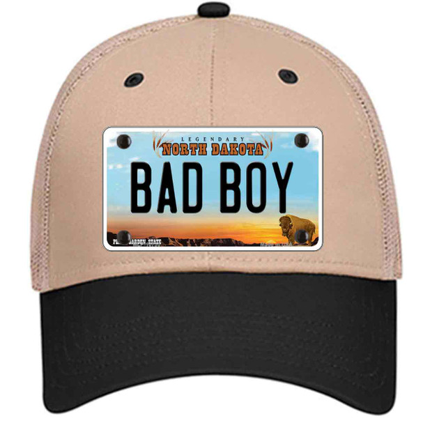 Bad Boy North Dakota Wholesale Novelty License Plate Hat
