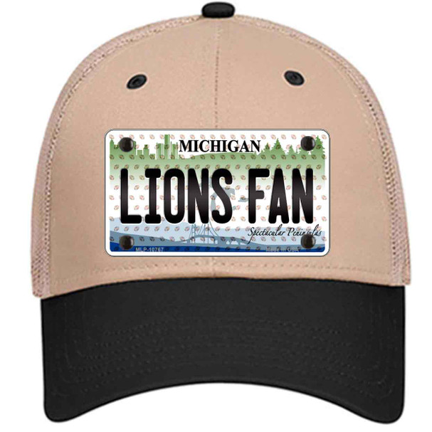Lions Fan Michigan Wholesale Novelty License Plate Hat