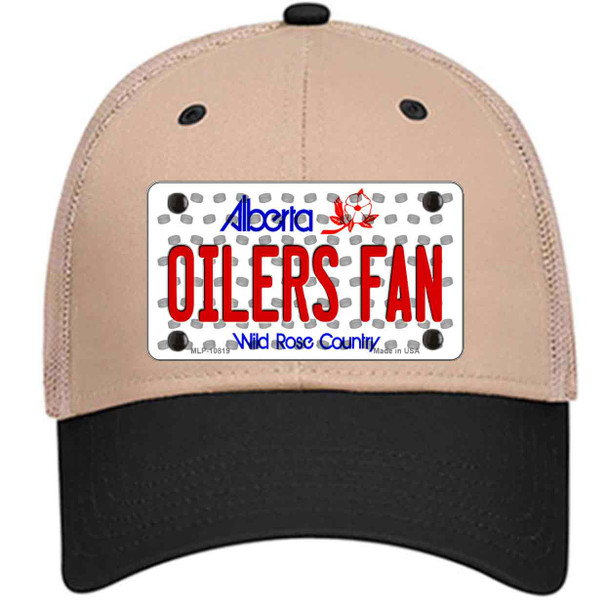 Oilers Fan Alberta Wholesale Novelty License Plate Hat