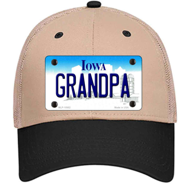 Grandpa Iowa Wholesale Novelty License Plate Hat