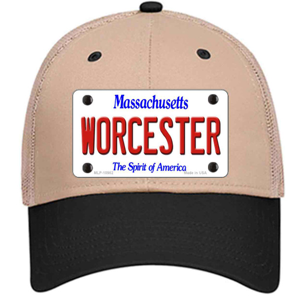 Worcester Massachusetts Wholesale Novelty License Plate Hat