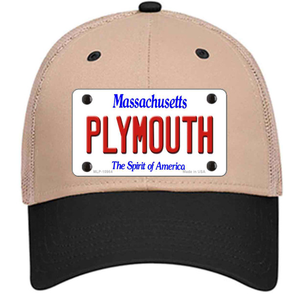 Plymouth Massachusetts Wholesale Novelty License Plate Hat