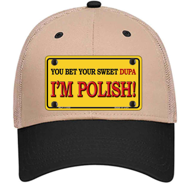 Im Polish Yellow Wholesale Novelty License Plate Hat