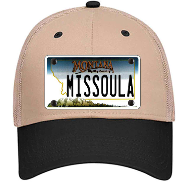 Missoula Montana State Wholesale Novelty License Plate Hat