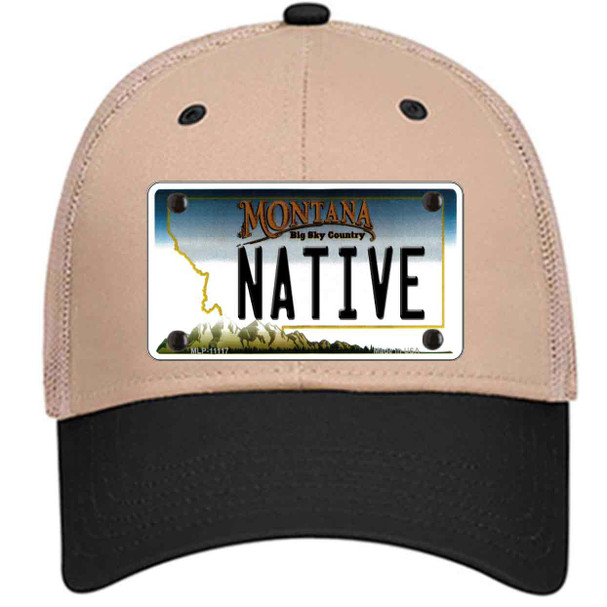 Native Montana State Wholesale Novelty License Plate Hat