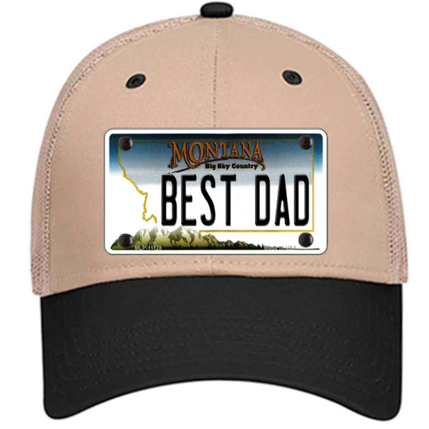 Best Dad Montana State Wholesale Novelty License Plate Hat