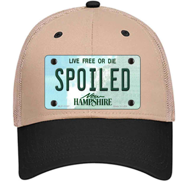 Spoiled New Hampshire State Wholesale Novelty License Plate Hat
