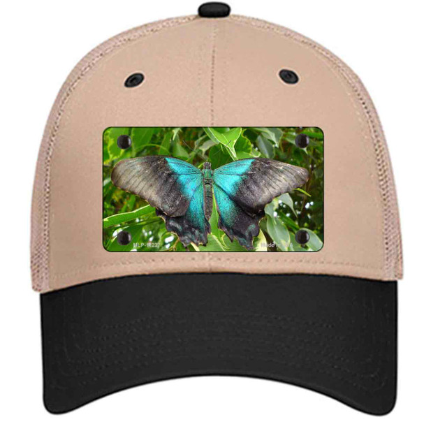 Butterfly Blue and Black Wholesale Novelty License Plate Hat