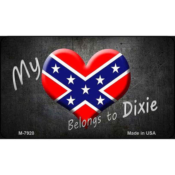 My Dixie Heart Wholesale Novelty Metal Magnet