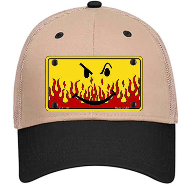 Smiley Flame Wholesale Novelty License Plate Hat