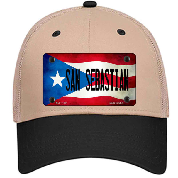 San Sebastian Puerto Rico Flag Wholesale Novelty License Plate Hat