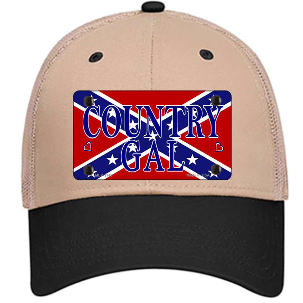 Confederate Country Gal Wholesale Novelty License Plate Hat Wholesale