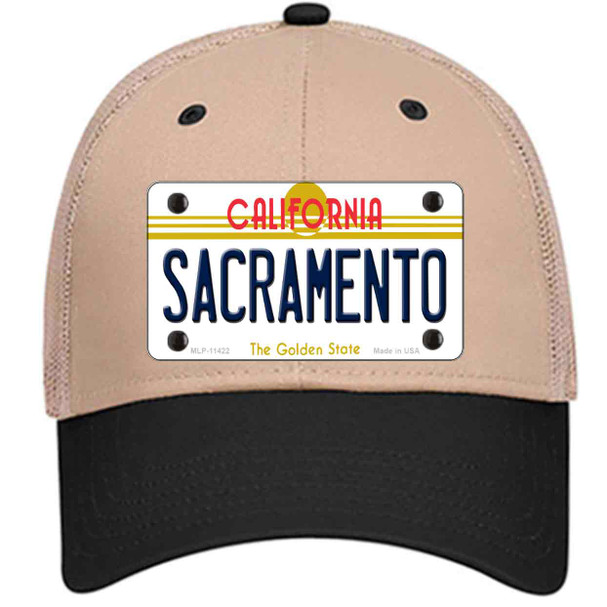 Sacramento California Wholesale Novelty License Plate Hat