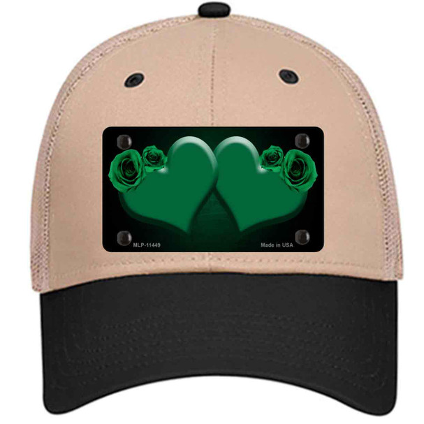 Hearts Over Roses In Green Wholesale Novelty License Plate Hat