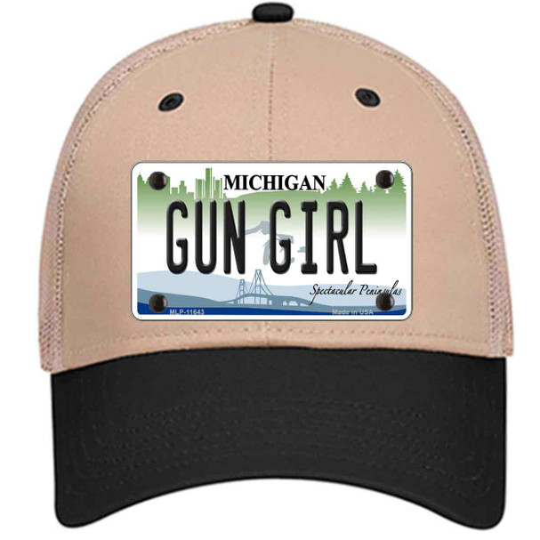 Gun Girl Michigan Wholesale Novelty License Plate Hat