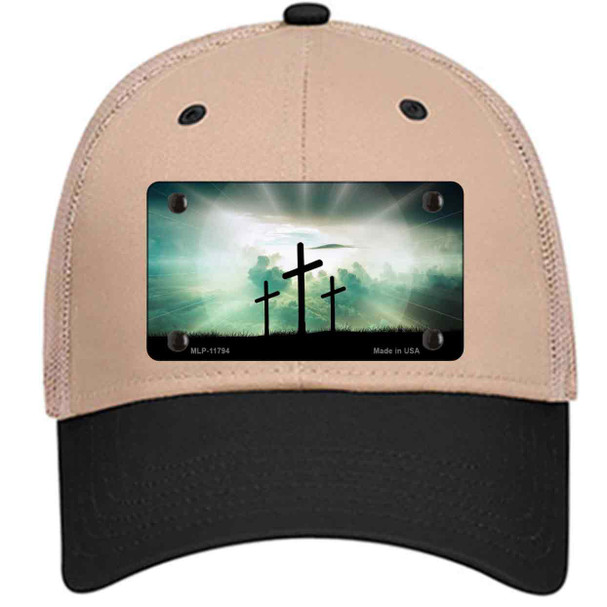 Crosses in the Sun Blue Wholesale Novelty License Plate Hat