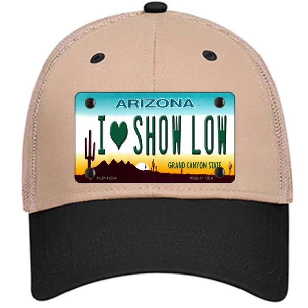 I Love Show Low Arizona Wholesale Novelty License Plate Hat