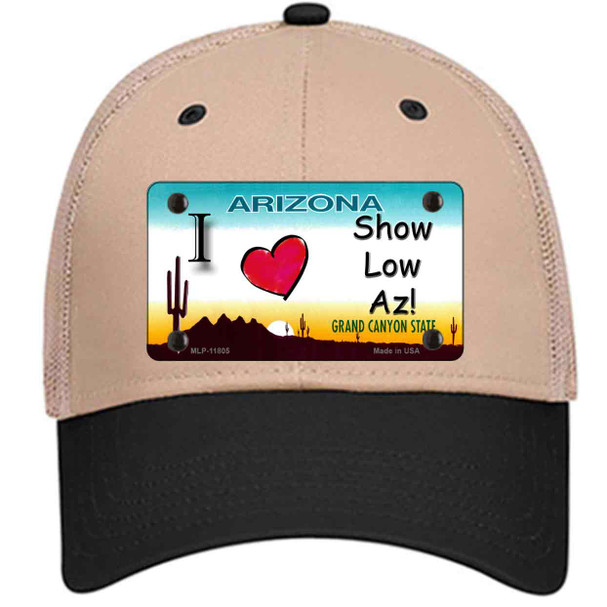 I Love Show Low AZ Wholesale Novelty License Plate Hat