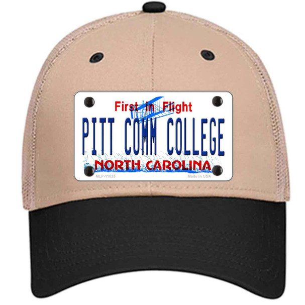 Pitt Comm College North Carolina Wholesale Novelty License Plate Hat