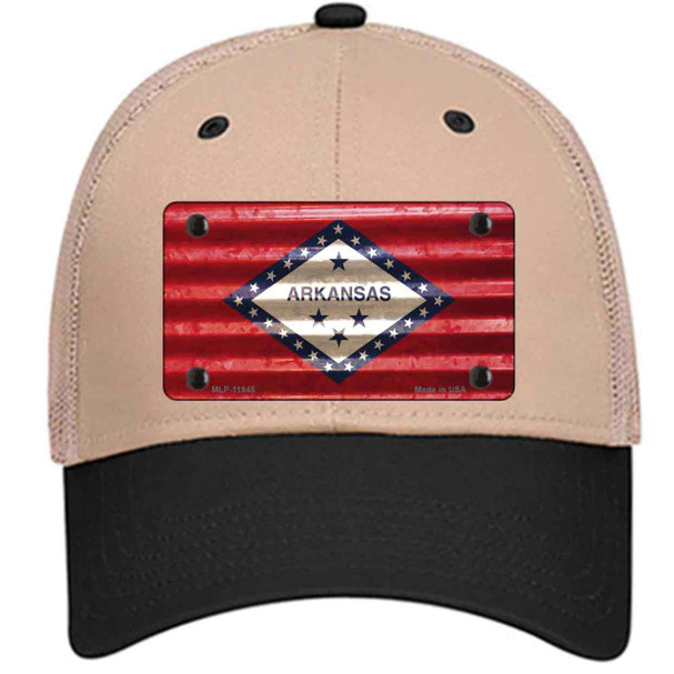 Arkansas Corrugated Flag Wholesale Novelty License Plate Hat