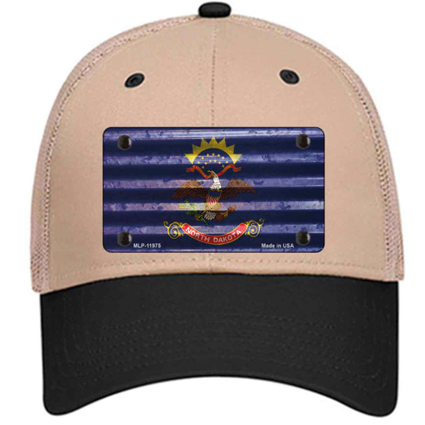North Dakota Corrugated Flag Wholesale Novelty License Plate Hat